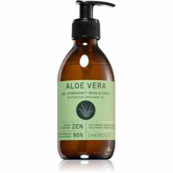 FARIBOLES Green Aloe Vera Zen gel hidratant pentru maini si corp