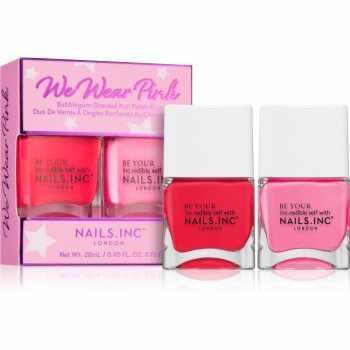 Nails Inc. We Wear Pink ambalaj economic (pentru unghii)