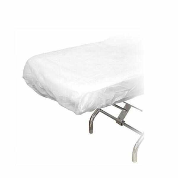 Cearceaf pat cu elastic, unica folosinta, 80 cm x 220 cm, gros.20 gr/mp