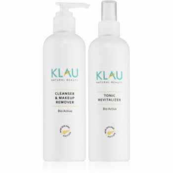 KLAU Cleanser & Tonic set (perfecta pentru curatare)