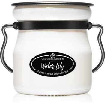 Milkhouse Candle Co. Creamery Water Lily lumânare parfumată Cream Jar