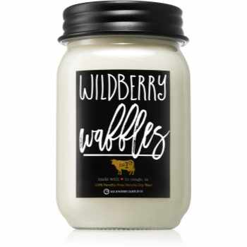 Milkhouse Candle Co. Farmhouse Wildberry Waffles lumânare parfumată Mason Jar