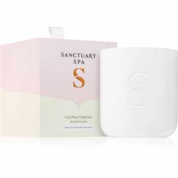 Sanctuary Spa Lily & Rose lumânare parfumată