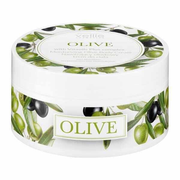 Crema de corp hidratanta Vellie Olive cu ulei de masline si acid hialuronic, 200ml