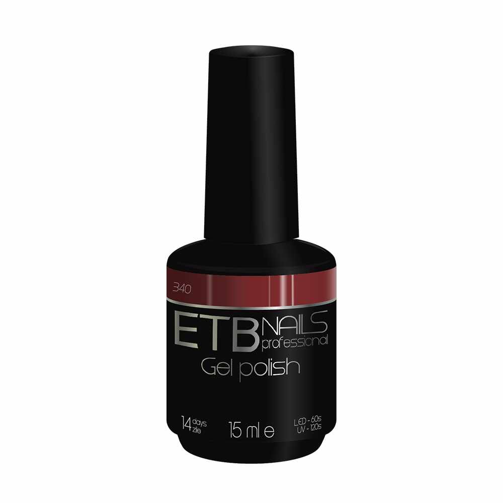 Gel Unghii ETB Nails 340 Stylish Red 15 ml