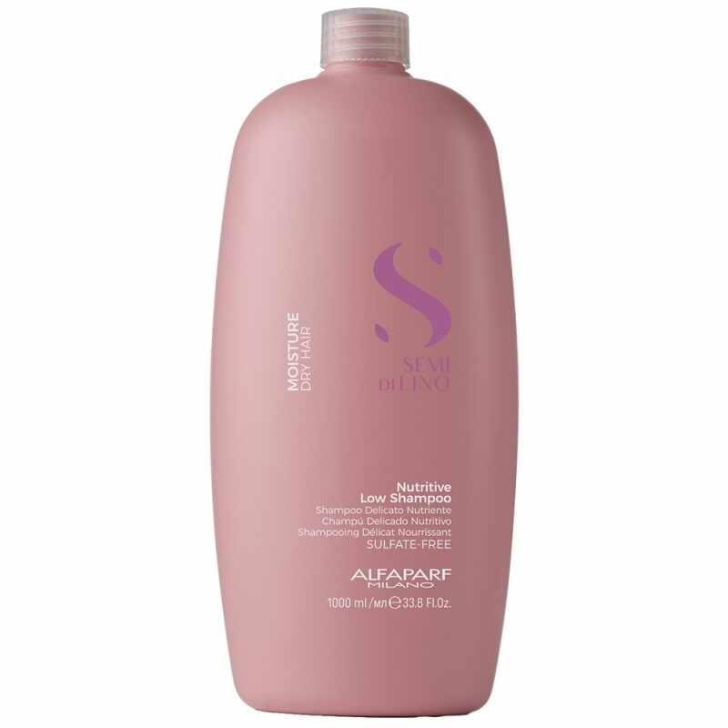 Sampon Hidratant Alfaparf Milano Semi Di Lino Moisture Nutritive Low Shampoo, 1000 ml