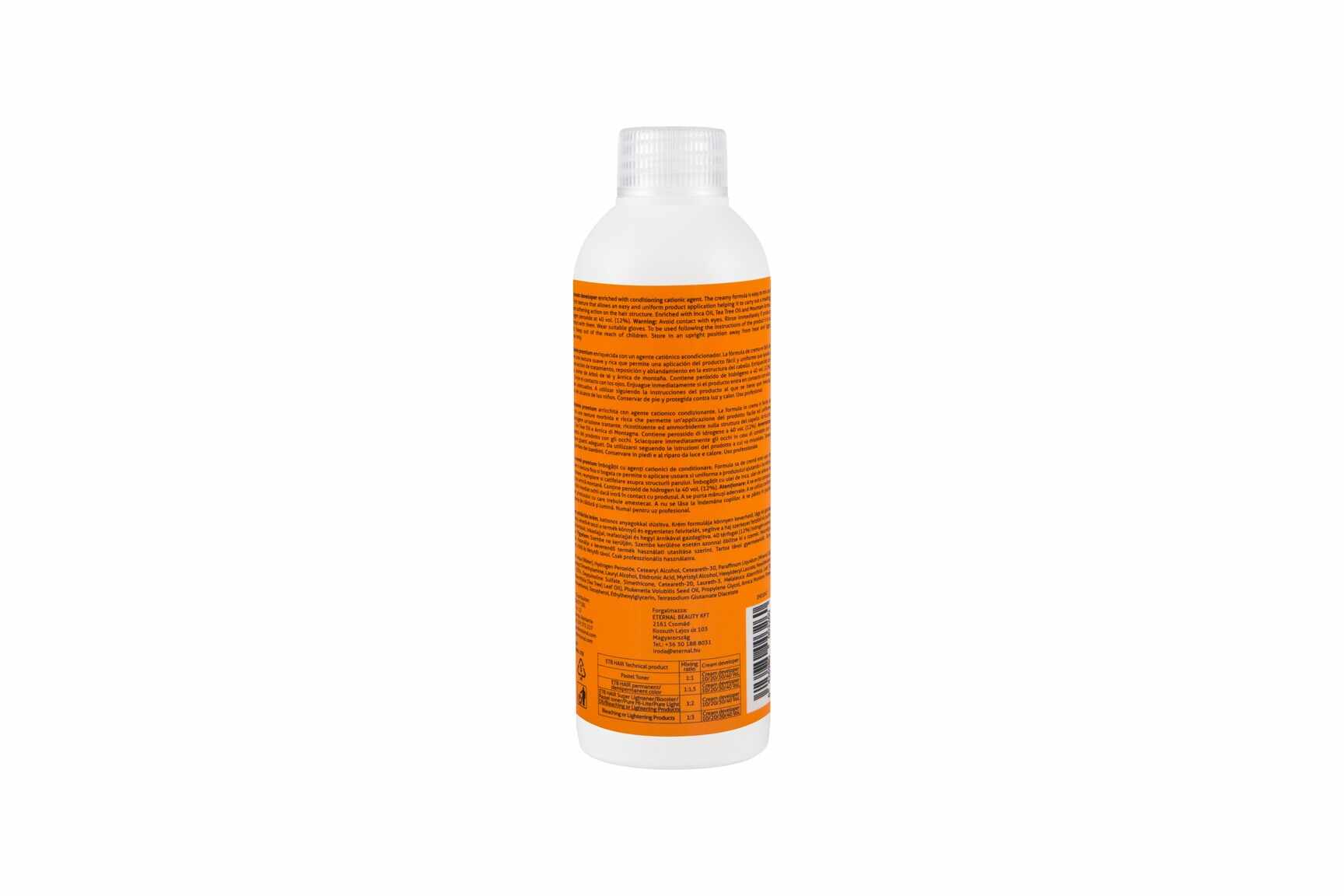 Crema Oxidanta ETB Hair Professional 12%, 40 Vol, 150 ml