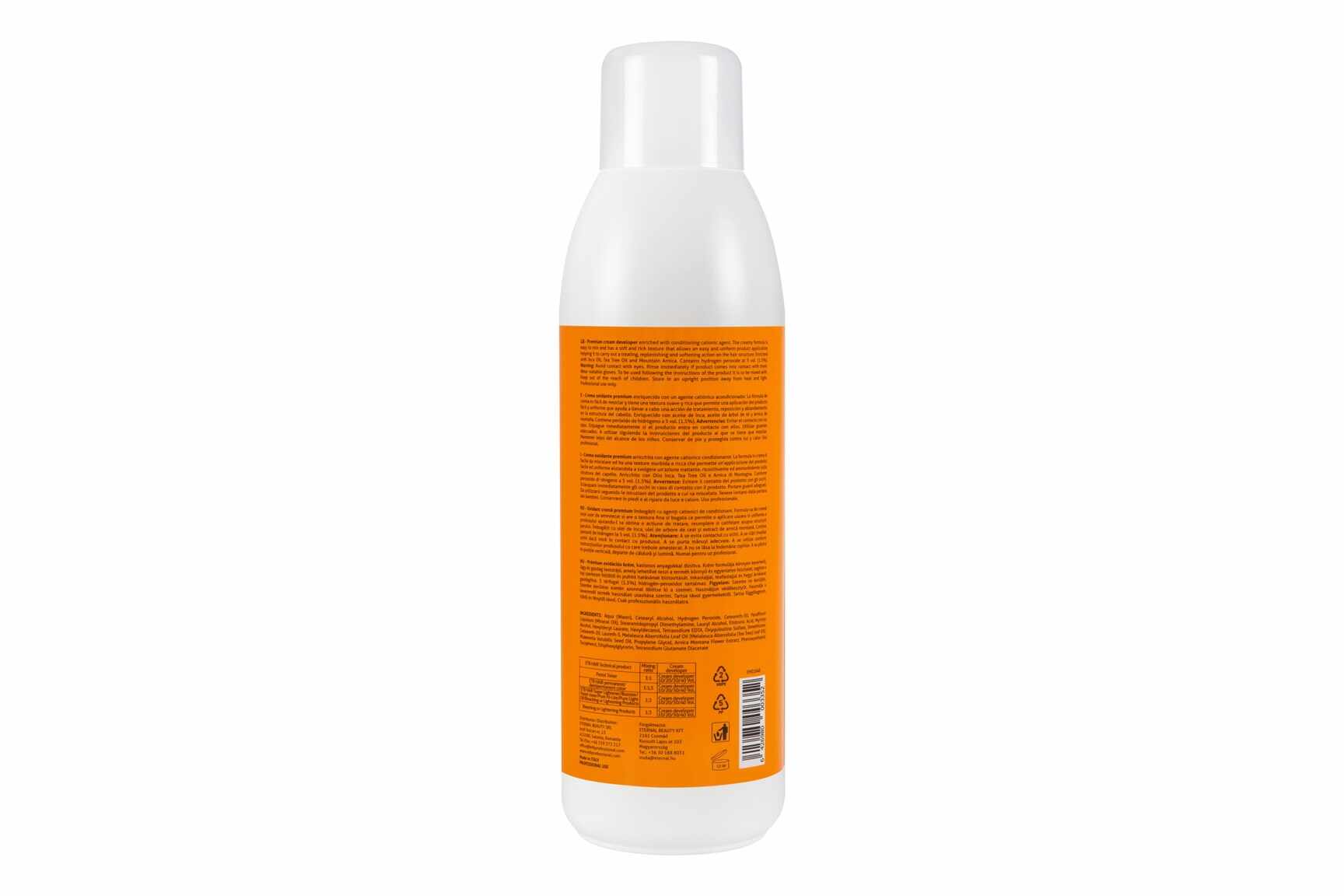 Crema Oxidanta ETB Hair Professional 1.5%, 5 Vol, 1000 ml