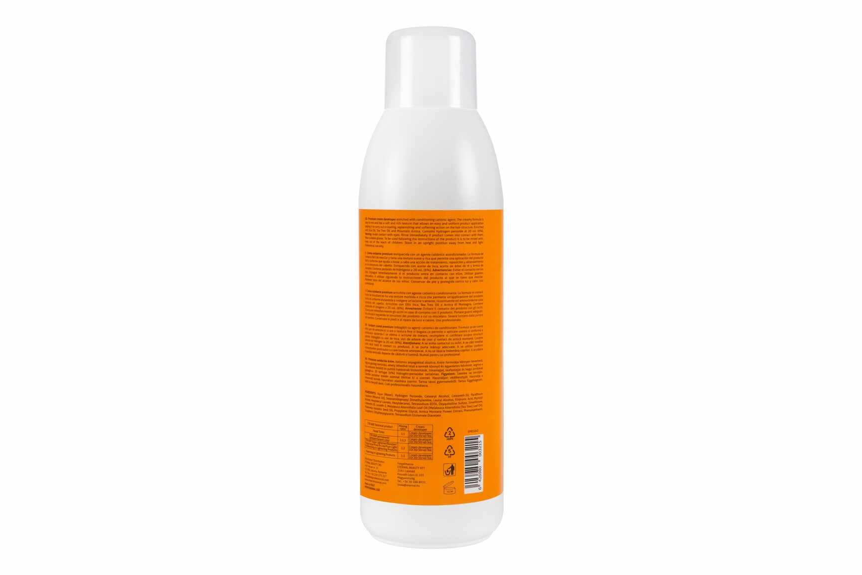 Crema Oxidanta ETB Hair Professional 6%, 20 Vol, 1000 ml