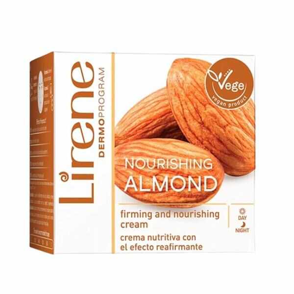 Crema Nutritiva de Zi si Noapte cu Migdale 30+ - Lirene Dermo Program Vege Nourishing Almond, 50 ml