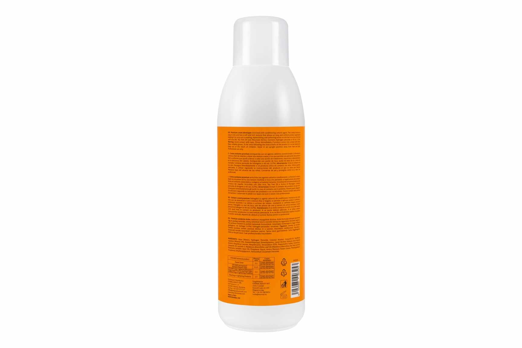 Crema Oxidanta ETB Hair Professional 12%, 40 Vol, 1000 ml