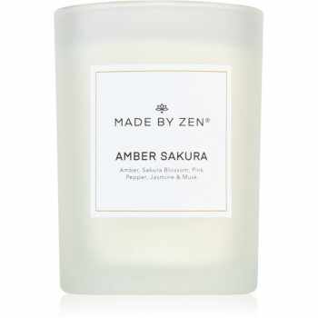 MADE BY ZEN Amber Sakura lumânare parfumată