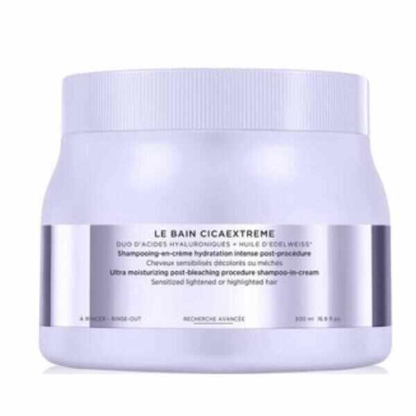 Sampon Crema Hidratant Post Decolorare- Kerastase Blond Absolu Le Bain Cicaextreme Post-bleaching Shampoo-in-cream, 500 ml