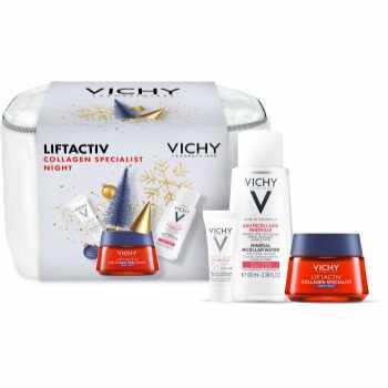 Vichy Liftactiv Collagen Specialist Night set cadou de Crăciun (anti-imbatranire)
