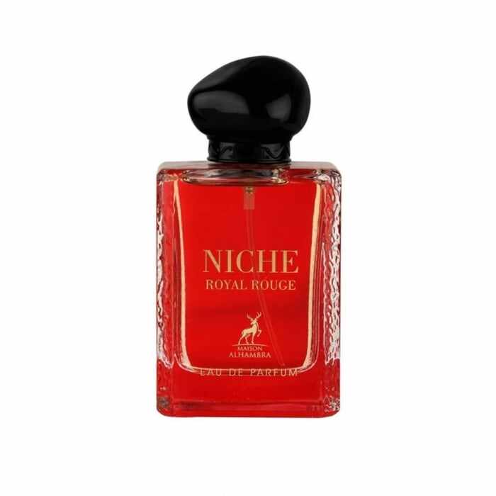 Parfum Niche Royal Rouge, Maison Alhambra, apa de parfum 100 ml, unisex - inspirat din Armani Prive Rouge Malachite