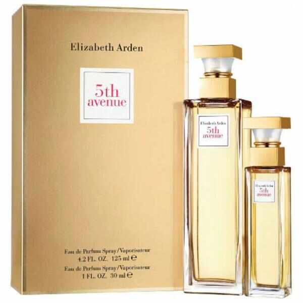 Set Apa de Parfum Elizabeth Arden 5th Avenue, Femei, 125 ml + 30 ml