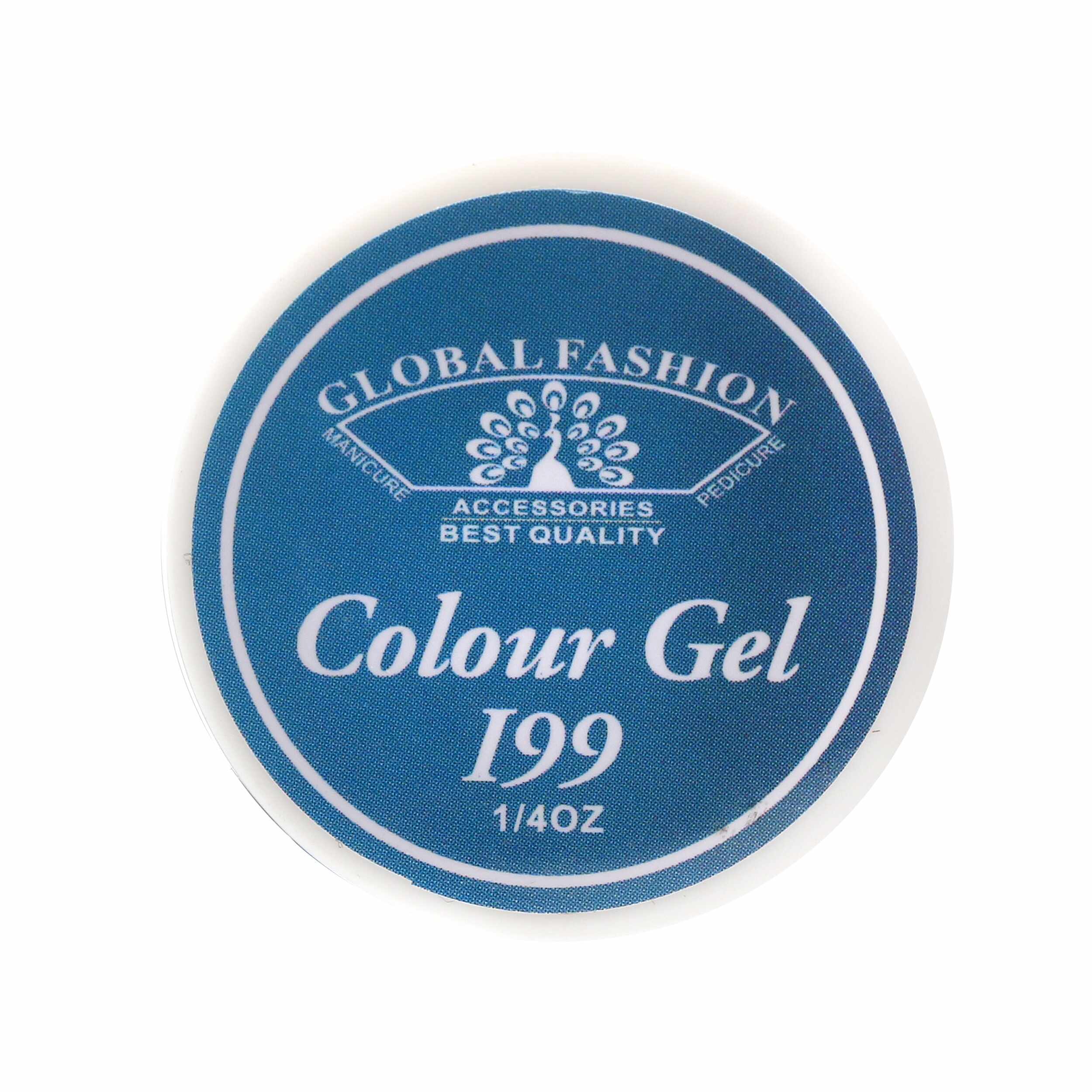 Gel Color Unghii, Vopsea de Arta Global Fashion, Seria Royal Blue I99, 5g