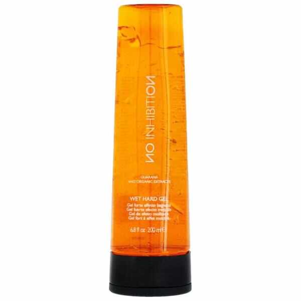 Gel pentru Par cu Fixare Puternica si Aspect Umed Milk Shake - No Inhibition Wed Hard Gel with Guarna and Organic Extracts, 200 ml