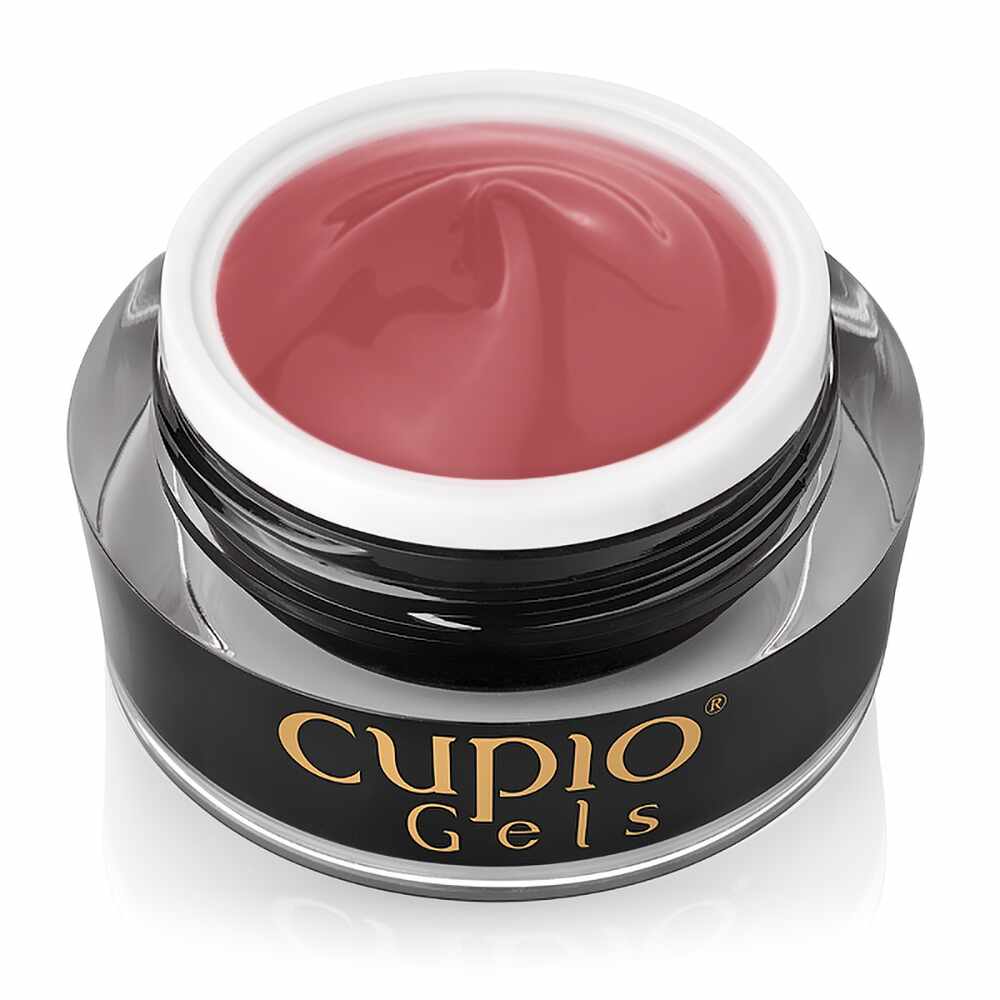 Gel pentru tehnica fara pilire Make-Up Fiber Deep Pink 30 ml