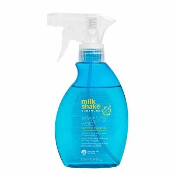 Spray pentru Par si Corp cu Extract de Fructul Pasiunii - Milk Shake Sun&More Refreshing Water Summer Fragrance, 250 ml