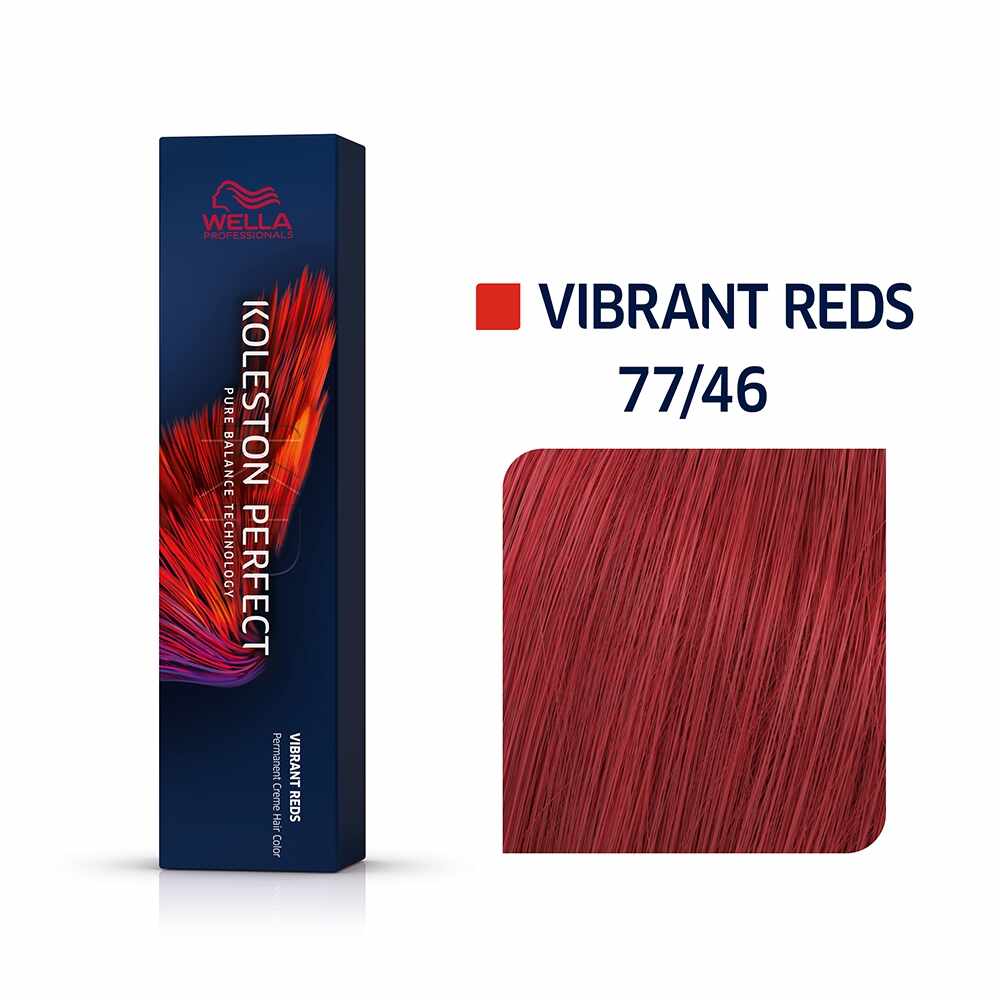 Vopsea de Par Wella Koleston Perfect Me + Vibrant Reds 77/46, 60 ml
