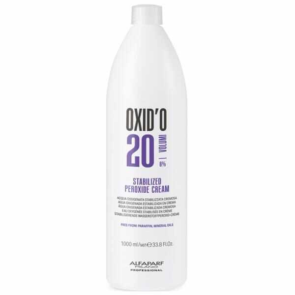 Oxidant Crema 6% - Alfaparf Milano Oxid'O 20 Volumi 6% Stabilized Peroxide Cream,1000 ml