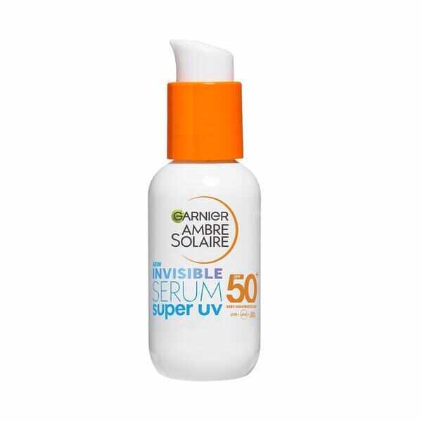 Serum de fata invizibil Super UV Ambre Solaire, SPF 50+, Garnier, 30 ml