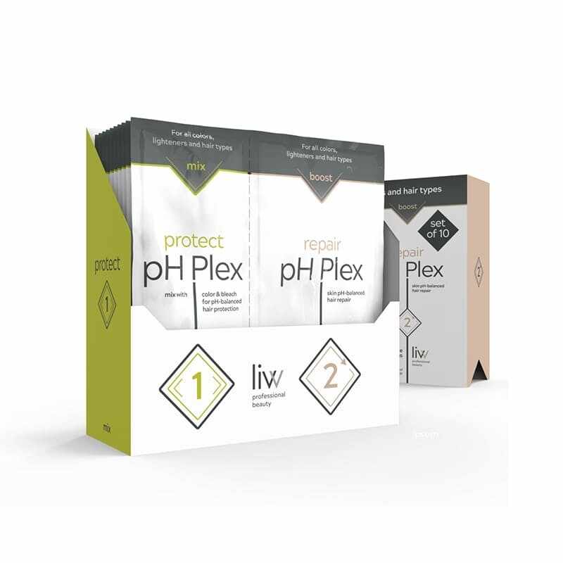 Set 2 plicuri pH Plex 1 protect + pH Plex 2 repair, 7/15ml