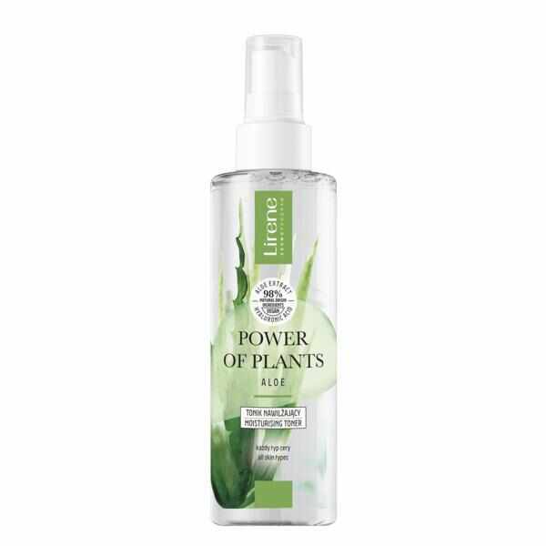 Toner facial hidratant Lirene Power of Plants, 200 ml