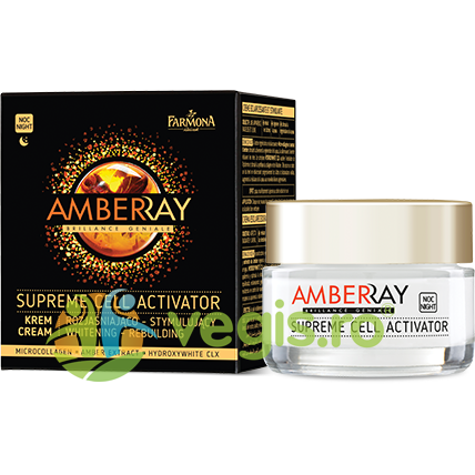 Amberray Crema Iluminatoare si Stimulatoare de Noapte 50ml