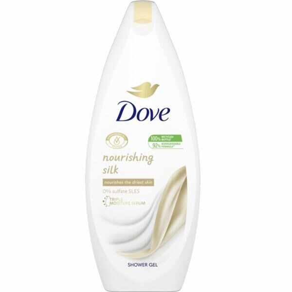 Gel de dus, Dove, Silk, 500 ml