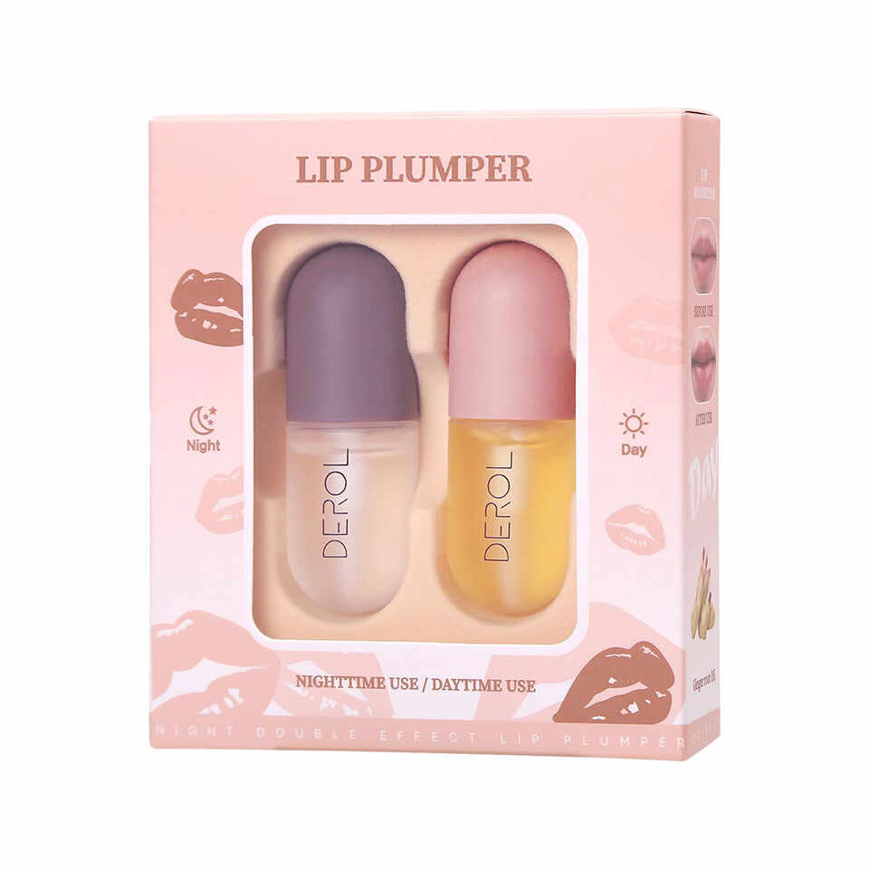 Set Lip Plump Derol Day And Night Double Effect