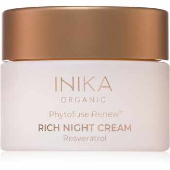 INIKA Organic Phytofuse Renew Rich Night Cream Crema de noapte anti-oxidanta