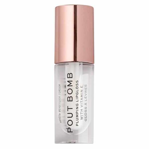 Luciu de Buze - Makeup Revolution Pout Bomb Plumping Gloss, nuanta Glaze, 1 buc