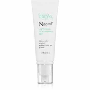Nacomi Next Level Dermo crema pentru acnee ce reglementeaza producția de sebum