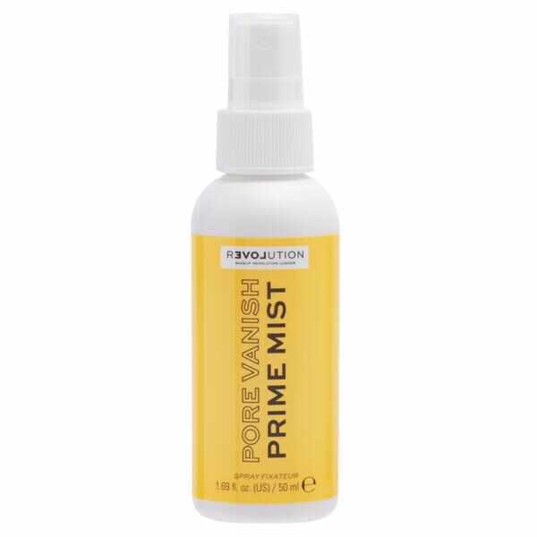 Spray de Fixare - Makeup Revolution Relove Pore Vanish Prime Mist, 50 ml