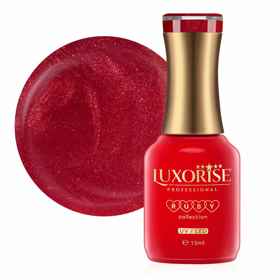 Oja Semipermanenta Ruby Collection LUXORISE, Rolling In Love 15ml