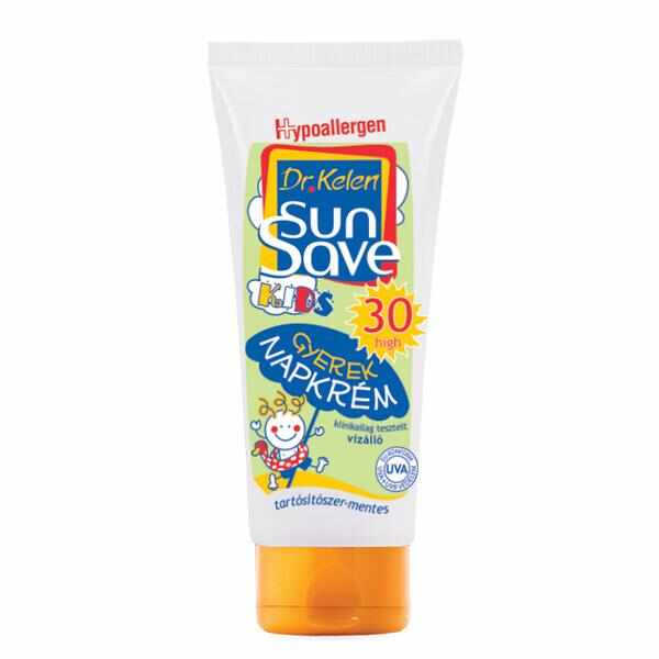 Crema pentru Copii cu Protectie Solara Sun Save SPF30 Dr. Kelen, 100 ml