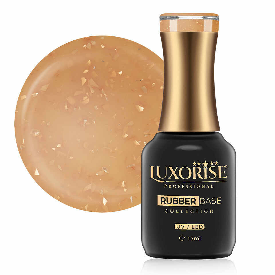 Rubber Base LUXORISE Glamour Collection - Gold Nougat 15ml