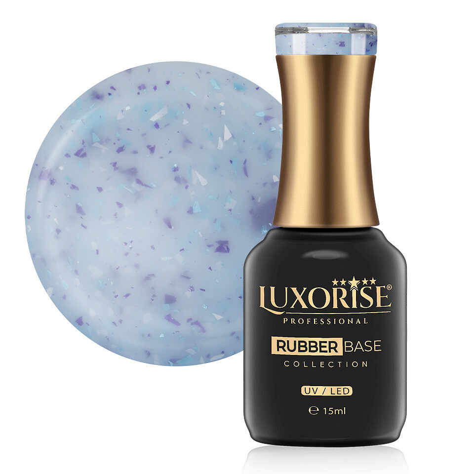 Rubber Base LUXORISE Sparkling Collection - Urban Bluebell 15ml