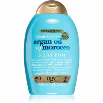 OGX Argan Oil Of Morocco Extra Strenght sampon reparator pentru par fragil foarte deteriorat