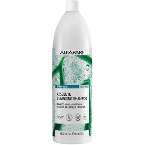Sampon pentru par si corp - Alfaparf Milano Absolute Cleansing Shampoo Hair & Body, 1000 ml