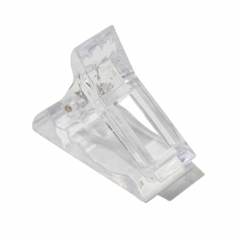 10 x clestisori transparenti plastic pentru constructie unghii si curba C