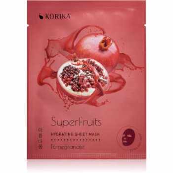 KORIKA SuperFruits Pomegranate - Hydrating Sheet Mask mască textilă hidratantă