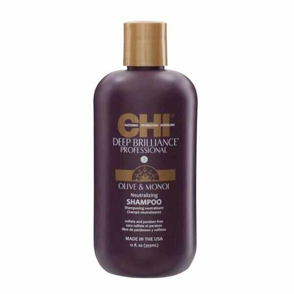 Sampon Neutralizant - CHI Deep Brilliance Professional with Olive and Monoi Neutralizing Shampoo, 355 ml