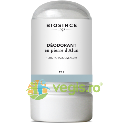 Deodorant Solid din Piatra de Alaun fara Aluminiu Ecologic/Bio 60g