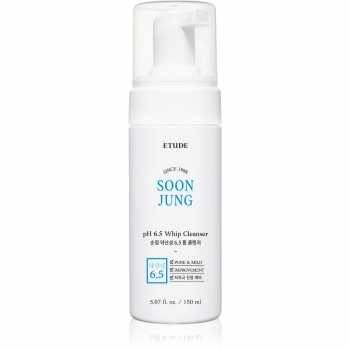 ETUDE SoonJung pH 6.5 Whip Cleanser demachiant spumant delicat pentru piele sensibila si iritabila
