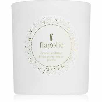 Flagolie White Label Cedar Tree, Orange Blossom, Jasmine lumânare parfumată