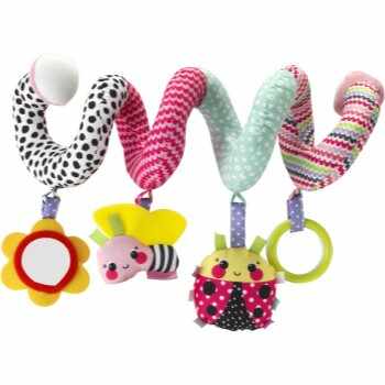 Infantino Activity Spiral Pink jucărie suspendabilă contrastantă