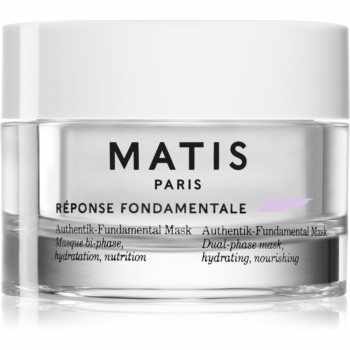 MATIS Paris Réponse Fondamentale Authentik-Fundamental Mask mască facială regeneratoare și hidratantă pentru tratarea tenului în două faze